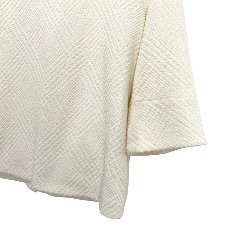 J. McLaughlin Textured Cream Jacket Size Medium - Picture 6 of 9